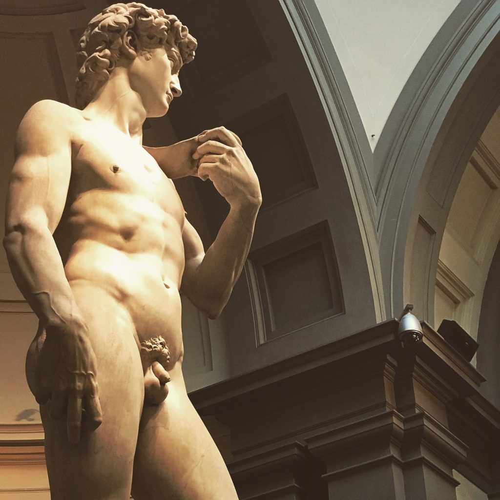 David by Michelangelo in Florence Italy 