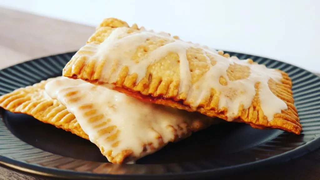 Frosted Homemade Pop tart out of Air Fryer